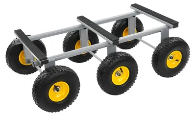Image de Véhicule tout-terrain, construction robuste, capacité de charge de 544,31 kg, couleur grise