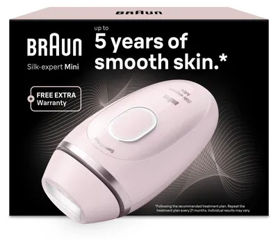 Productafbeelding van Braun Silk-expert Mini IPL-ontharingsapparaat, PL1100, Roze