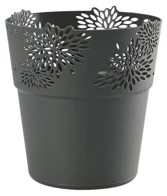 Obrázok produktu pre Ažurové puzdro antracit Aster 14,5 cm