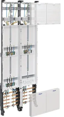 Produktbild von HAGER Komplettfeld universZ 2-feld H1350 3ZP/RES ZK53Q5N (ZK53Q5N)