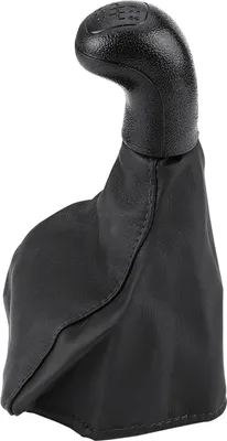 Produktbild von Knopfmanschette, Schaltmanschettenabdeckung, schwarz, 9,4 x 7,1 Zoll, 5 Gänge, für Auto