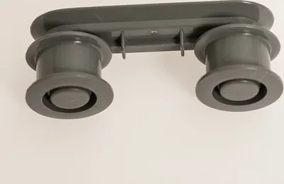 Produktbild von 4x AEG Electrolux Rollenhalter, Korbrollenhalter mit 2 Rollen für Spülmaschine - 117238900, 1170524027