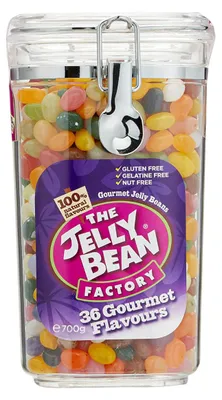 Obrázek produktu pro Jelly Bean Jelly Beans Factory 36 gurmánských příchutí zavařovací sklenice 700g