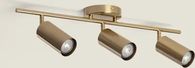 Produktbild von Deckenleuchte Metall Dariel 3 Strahler Gold