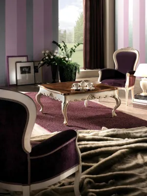 Produktbild von Couchtisch Tisch Beistelltisch Wohnzimmertisch Holz Royal Beistell Barock Tische