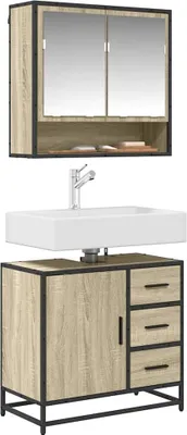 Obrázek produktu pro vidaXL Koupelnová skříňka Sonoma Oak 65x33x60 cm Dřevěný materiál