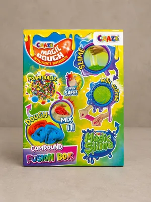 Produktbild von CRAZE Fusion Box – Mega Slime & Knetset mit Glitter und Foam Balls