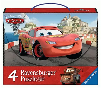 Image de Disney Cars : Aventure avec Cars - 2X 64 / 2X 81 pièces coffret puzzle