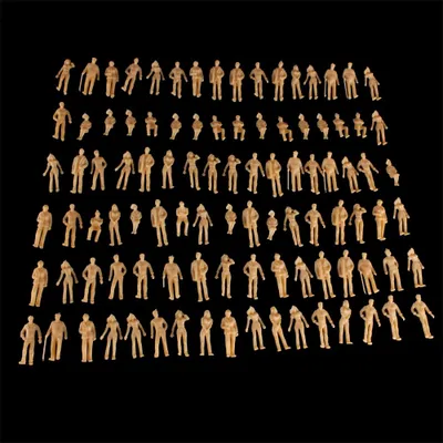 Produktbild von Spur 0 Figuren | 1:48 Eisenbahnzubehör Figuren (100 Stück)