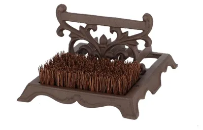Image de Esschert Design Brosse à chaussures avec grattoir ; LH219