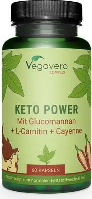 Obrázok produktu pre Vegavero Keto Power | 60 kapsúl | komplex na podporu ketogénnej diéty | vegan