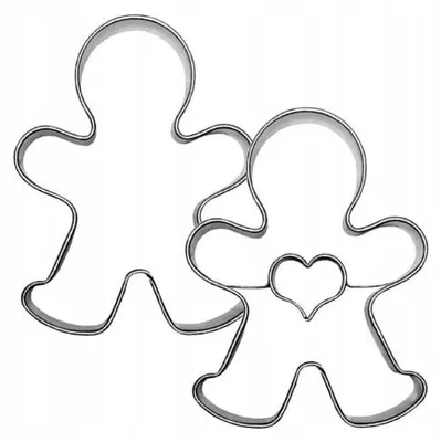 Image de EkoForemki Emporte-pièces Cœur Lot 2 Pcs Biscuit Farcis
