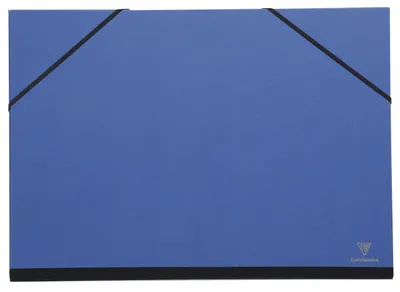 Imagen del producto de Clairefontaine, carpeta para dibujo, 26x33 cm, azul noche