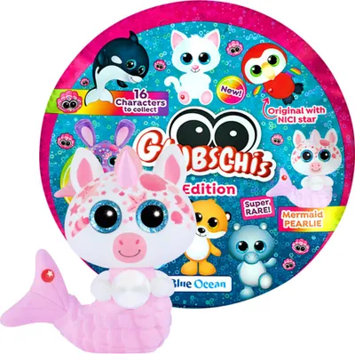 Produktbild von Blue Ocean Glubschis Sammelfiguren Muschel Serie 4 - Glubschi Glitzer - Figur Pearlie (selten)