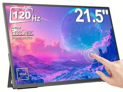 Zdjęcie produktu dla Przenośny monitor - Dodatkowy ekran - Monitor dotykowy - 21,5 cala