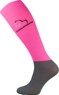 Produktbild von Comodo - Damen Kniehohe Reitpferde Socken | Pferdesport Socken zum Reiten