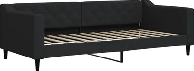Produktbild von vidaXL Tagesbett Schwarz 90x200 cm Stoff