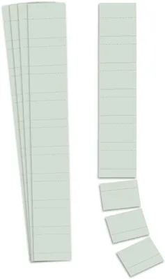 Produktbild von Ultradex Einsteckkarte Planrecord 140709 70x32mm grau 90 St./Pack.