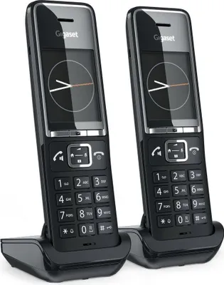Produktbild von Gigaset Comfort 550HX duo schwarz/chrom
