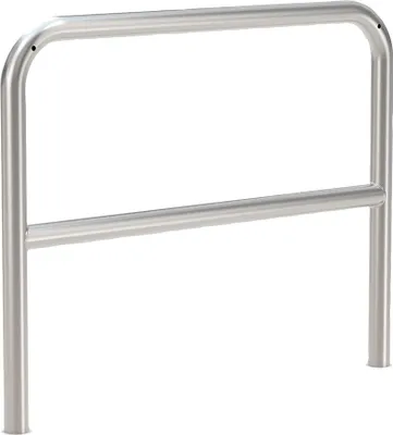 Produktbild von Fahrrad Anlehnbügel mit Knierohr 9210E | V2A | Einbetonieren | B1000mm
