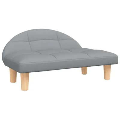 Immagine prodotto di vidaXL Letto per cani grigio chiaro 70x52x30 cm tessuto