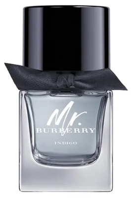 Zdjęcie produktu dla Burberry Indigo, Mężczyźni, Letnie, 50 ml, Butelka jednorazowa, Czarna porzeczka, Cytryna, Rozmaryn, Dryfujące drewno, Mięta, Fiołek (liść)