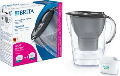 Produktbild von Brita Marella graphit inkl. inkl. 1x ALL-in-1, 1x Extra Kalk