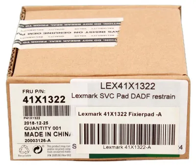 Produktbild von Lexmark 41X1322: Fixierpad für den automatischen Dokumenteneinzug (ADF) - Typ A