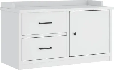Zdjęcie produktu dla Ławka do przedpokoju "SANDNES" 87x40x50 cm Drewno lite Sosna