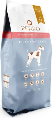 Zdjęcie produktu dla Perro indyk z batatami sucha karma dla psów z alergią 12 kg