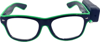 Produktbild von Kabellose LED-Leuchtbrille, leuchtet im Dunkeln, Neon-Rave-Brille für Bar, Geburtstagsparty, DJ, Bühnenauftritt, Cosplay