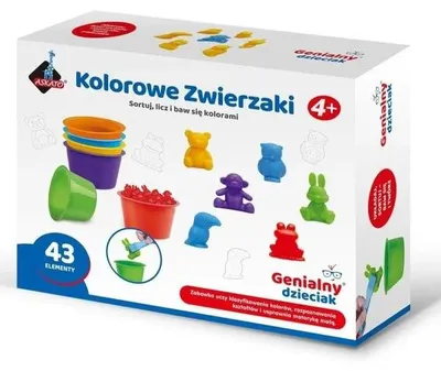 Obrázek produktu pro Barevná zvířátka – počítadla – Askato