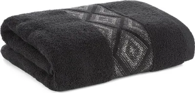 Obrázok produktu pre Eurofirany 481783, 70 x 140 cm, Bavlna, Polyester, Čierna, 1 kusov
