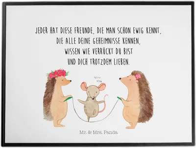 Produktbild von Mr. & Mrs. Panda schreibtischunterlage Igel Seilhüpfen - Weiß - Geschenk, Kindergarten, bastelunterlage, Seilspringen, Schreibunterlage, schreibtischunterlagen, tischpad