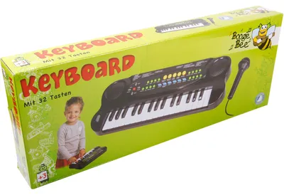 Productafbeelding van 68101247 HS3210B Bee: Elektronisch keyboard met microfoon