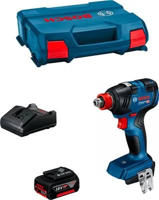 Produktbild von Drehschlagschrauber BOSCH GDX 18V-200 (1 x 4,0 Ah + GAL18V-20 + L-Case)