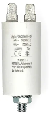 Zdjęcie produktu dla Kondensator | 3,5 uF | 450 V | Faston | 10 sztuk