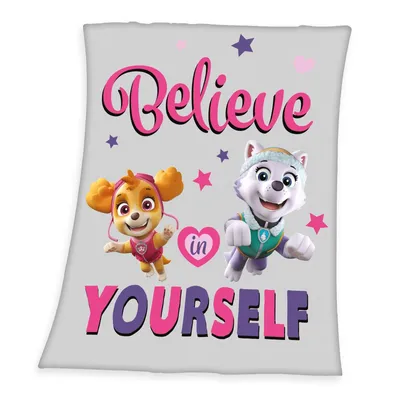 Produktbild von PAW Patrol - Skye & Everest - Kuschelige Fleece-decke, 130x160
