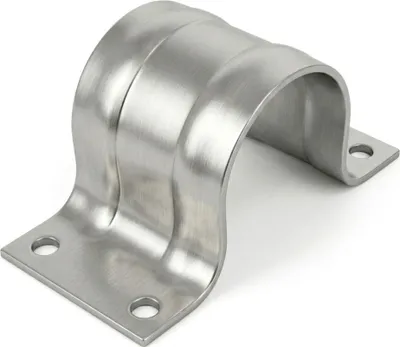 Produktbild von PremiumX Mastschelle 58-60mm 4-Loch Stahl SAT Mast Rohrschelle