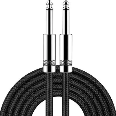 Zdjęcie produktu dla Kabel do gitary elektrycznej 10 ft jack 6 3 mm miedziana osłona dla muzyka