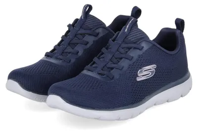 Immagine prodotto di Skechers, scarpe da ginnastica slip-on da donna, modello SUMMITS, colore blu, materiale: tessuto, taglia: 35