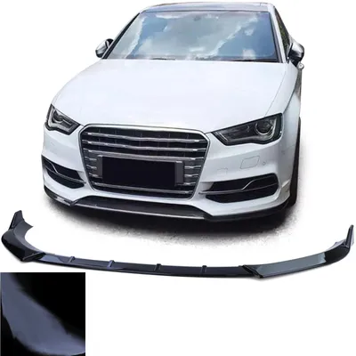Produktbild von Spoiler Frontspoiler schwarz glänzend für Audi A3 2012/04-2014/05