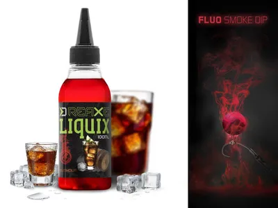 Produktbild von DELPHIN D SNAX LiquiX, Fluo dip, Rum – Cola, 100ml, 101006481