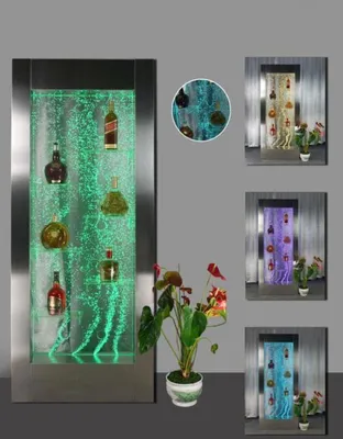 Produktbild von Regale Designer Beleuchtet Led Wasser Wand Bar Regal Säule Wassersäulen Theke
