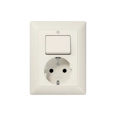 Immagine prodotto di Jung AS5576U Presa SCHUKO® 16 A 250 V con interruttore universale on-off 10 A 250 V, bianco
