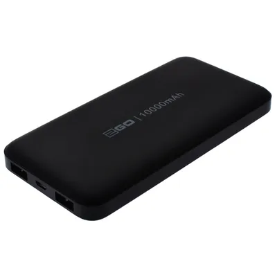 Image de 2GO Powerbank Basic 10000mAh 2x USB-A inkl. Micro-USB Kabel