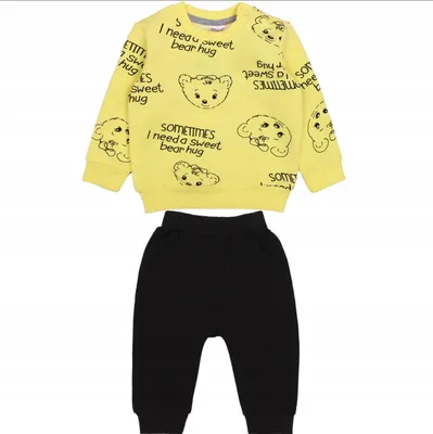 Immagine prodotto di Pigiama per bambini - Taglia 74 - Giallo chiaro - Cotone - Maniche lunghe