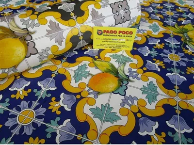 Zdjęcie produktu dla Obrus 140x240 cm, 100% tworzywo sztuczne, wzór, do ogrodu