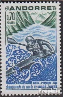 Produktbild von Briefmarken Andorra - Französische Post 1969 Mi 216 (kompl.Ausg.) postfrisch Wildwasserkanu