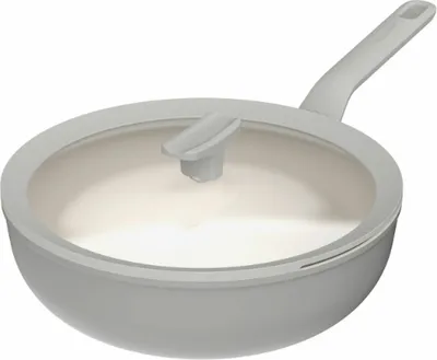 Image de Poêle wok Balance avec couvercle, 28 cm, 4,2 L, Moonmist, Aluminium recyclé - BergHOFF | Leo Line